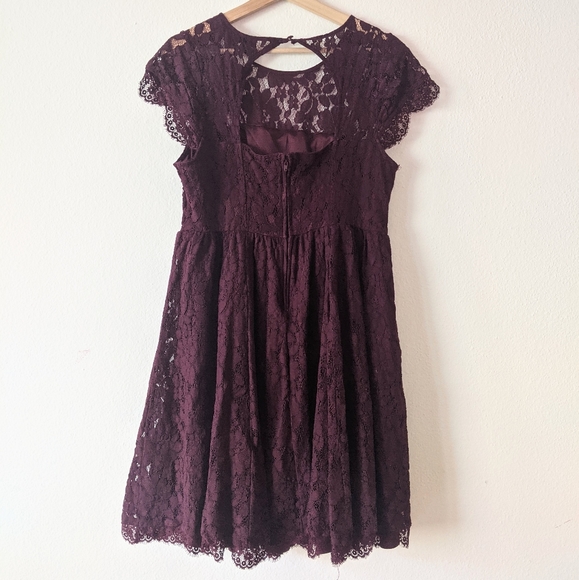 Torrid Lace Open Back Mini Skater Dress 10 - Picture 7 of 13